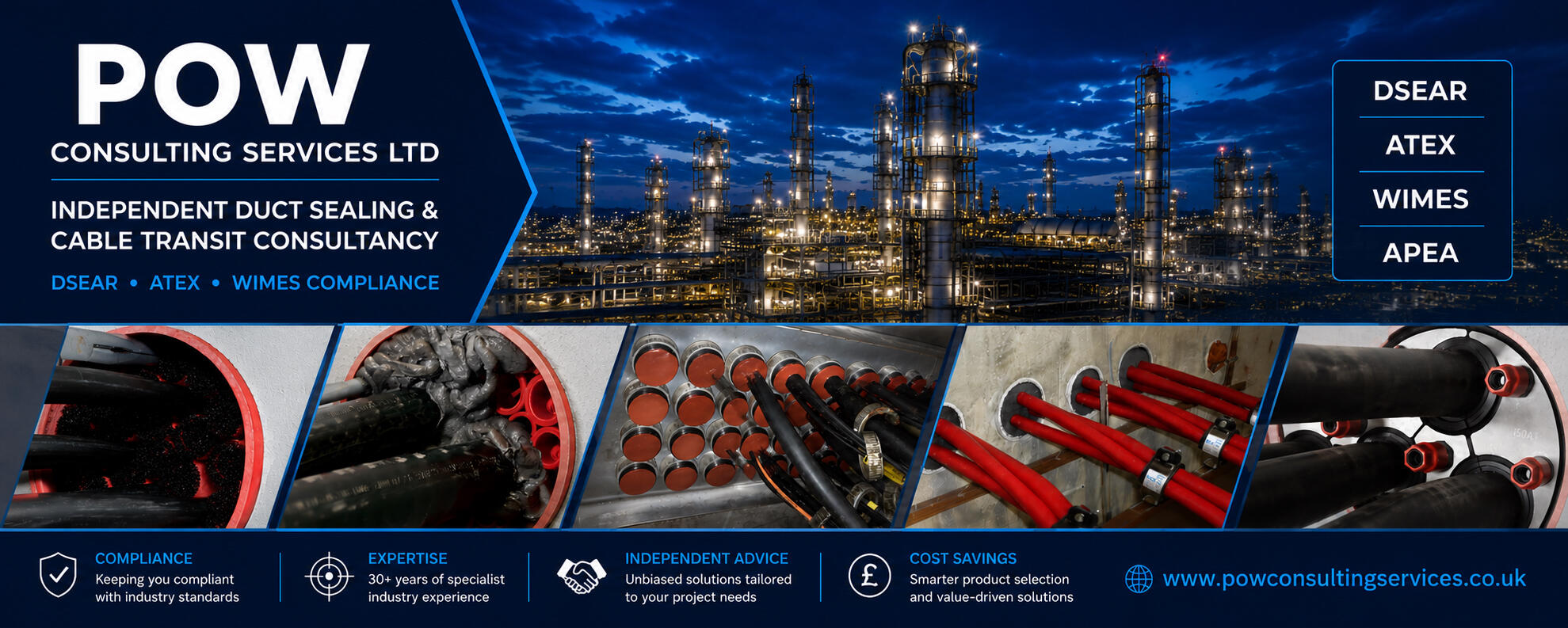 Do you know that some duct sealing products used in hazardous environments may not be DSEAR compliant? Choosing the wrong seali